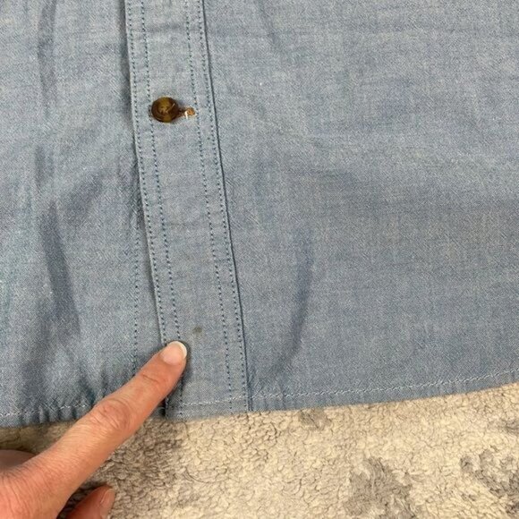 Carhartt Chambray Button Front Long Sleeve Shirt Arizona Diamondbacks Cardinals - Picture 10 of 12